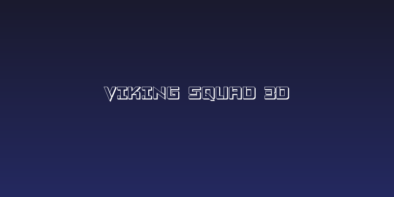 Viking Squad 3D Social Header