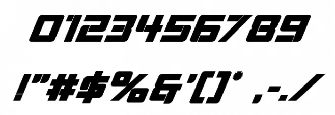 Viking Squad Bold Italic Font OTHER CHARS