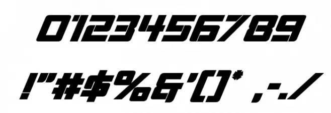 Viking Squad Bold Italic Font OTHER CHARS