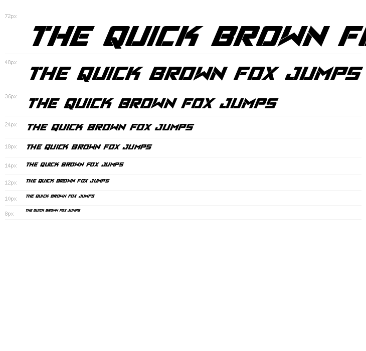 Viking Squad Bold Italic Waterfall