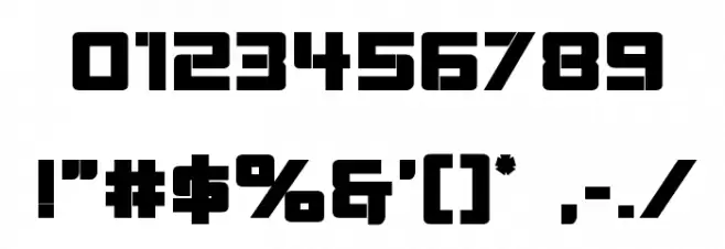 Viking Squad Bold Font OTHER CHARS