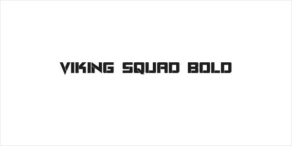 Viking Squad Bold Logo