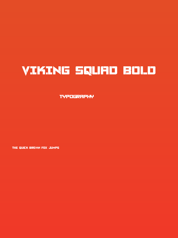 Viking Squad Bold Poster