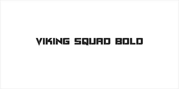 Viking Squad Bold Logo