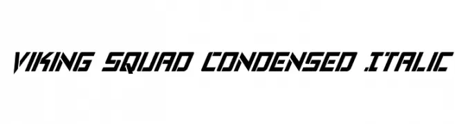 Viking Squad Condensed Italic  تنزيل الخطوط