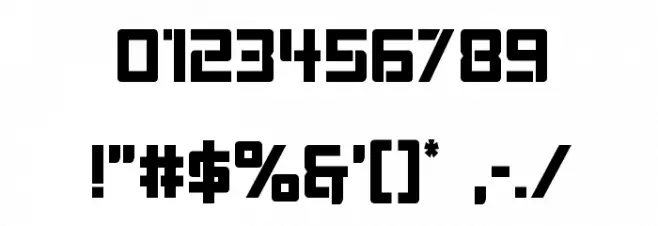 Viking Squad Condensed Font OTHER CHARS