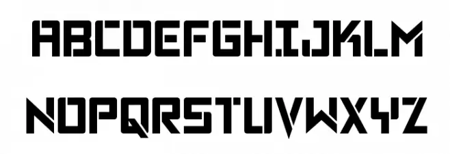 Viking Squad Condensed フォント 大文字