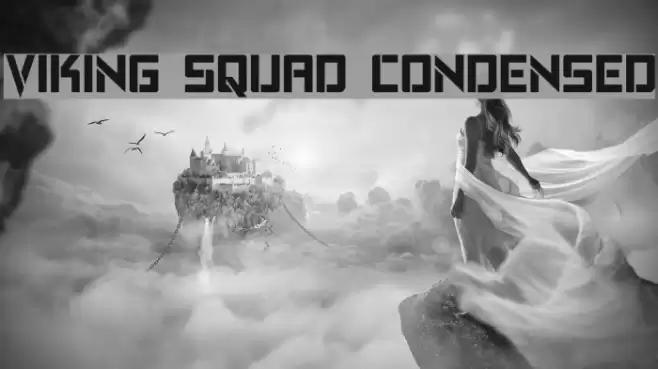 Viking Squad Condensed Font examples