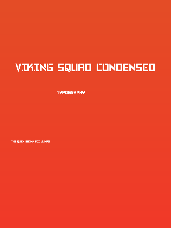 Viking Squad Condensed Poster