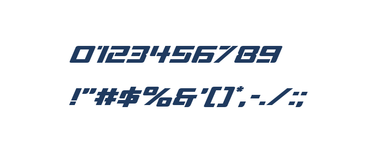 Viking Squad Expanded Italic Other Characters