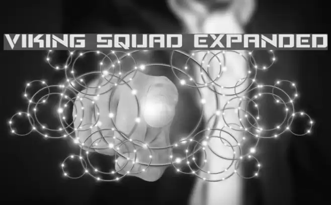 Viking Squad Expanded Font examples