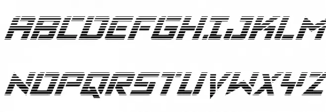 Viking Squad Gradient Italic Fonte MAIÚSCULAS