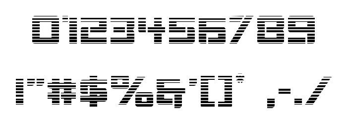 Viking Squad Gradient Font OTHER CHARS