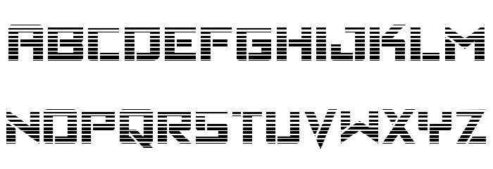 Viking Squad Gradient Font LOWERCASE