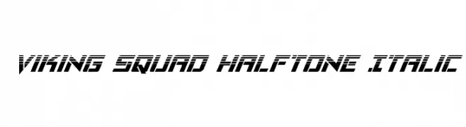 Viking Squad Halftone Italic  Fuentes Gratis Descargar