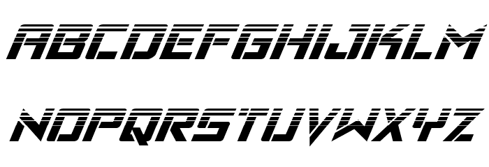 Viking Squad Halftone Italic Font LOWERCASE