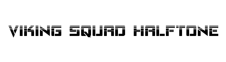 Viking Squad Halftone  नि: शुल्क फ़ॉन्ट्स डाउनलोड