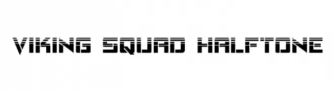 Viking Squad Halftone  Frei Schriftart Herunterladen
