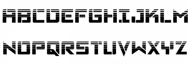 Viking Squad Halftone Schriftart Groß