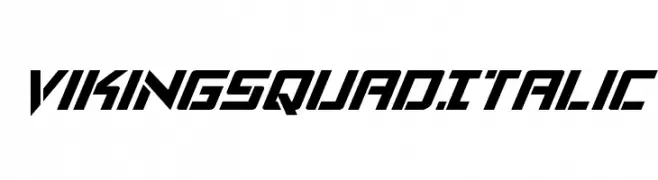 Viking Squad Italic  Frei Schriftart Herunterladen