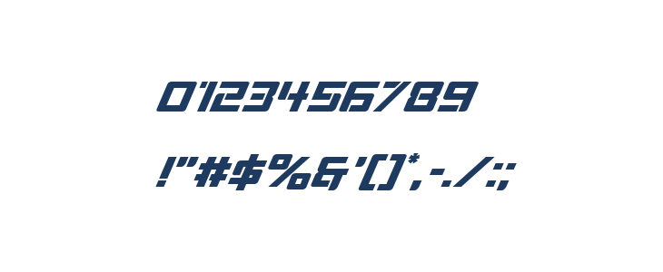 Viking Squad Italic Other Characters