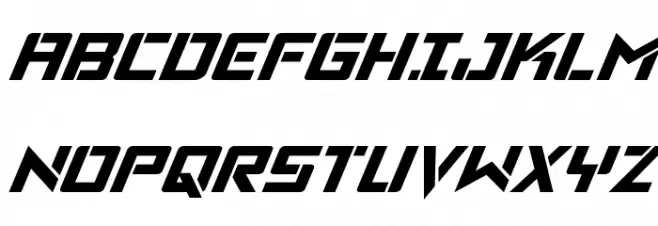 Viking Squad Italic Шрифта ВЕРХНИЙ