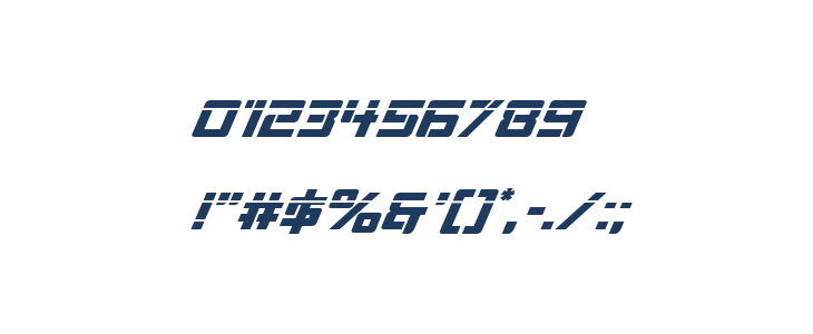 Viking Squad Laser Italic Other Characters