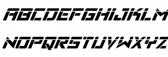 Viking Squad Laser Italic Fuentes MINÚSCULAS