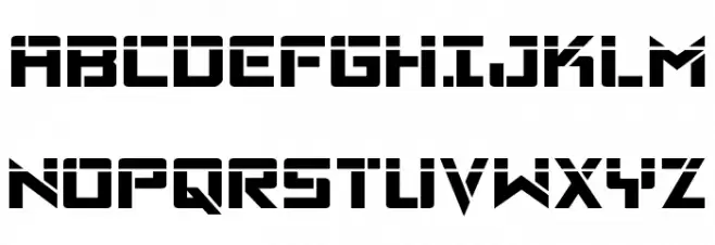 Viking Squad Laser Schriftart Groß