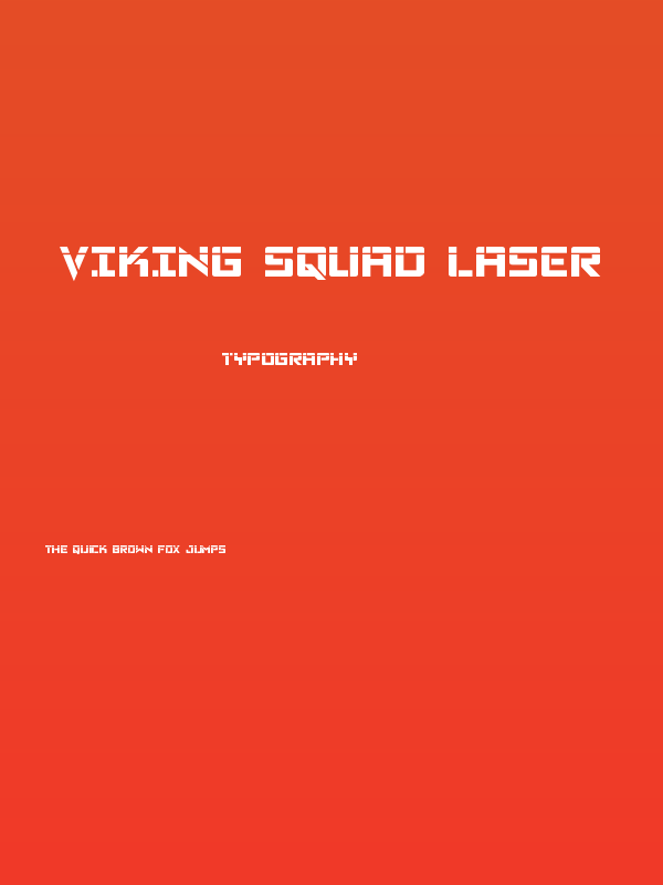 Viking Squad Laser Poster