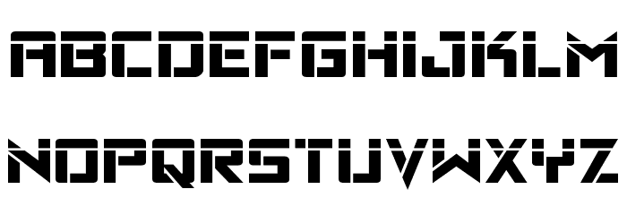 Viking Squad Laser Font LOWERCASE