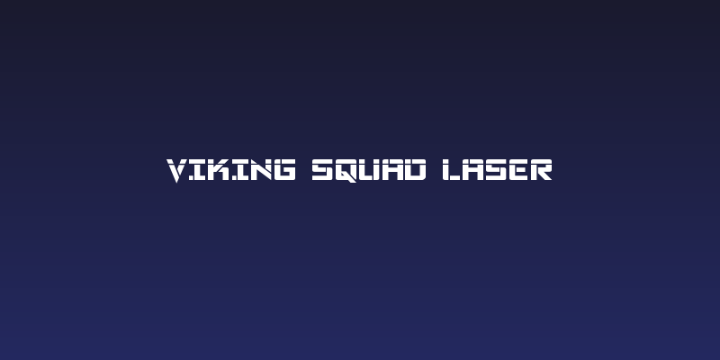 Viking Squad Laser Social Header