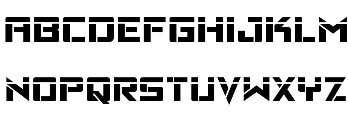 Viking Squad Laser Font LOWERCASE