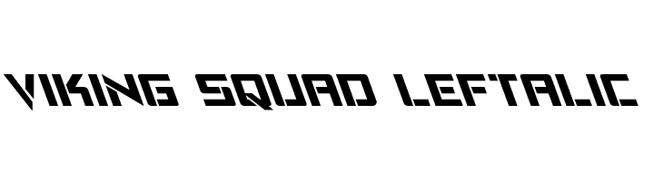 Viking Squad Leftalic  フリーフォントのダウンロード