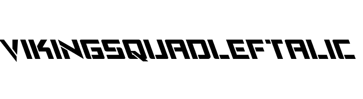 Viking Squad Leftalic  font caratteri gratis