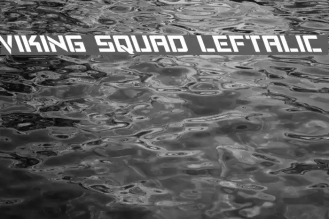 Viking Squad Leftalic Font examples