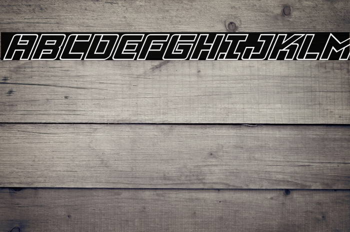 Viking Squad Outline Italic Example 3