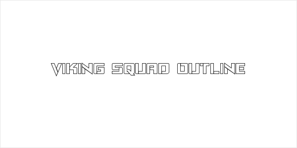 Viking Squad Outline Logo
