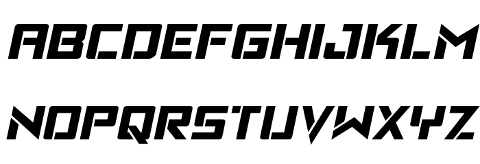 Viking Squad Semi-Italic Font LOWERCASE