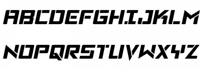 Viking Squad Semi-Italic Шрифта ВЕРХНИЙ