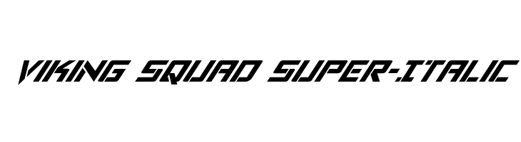 Viking Squad Super-Italic  Fuentes Gratis Descargar