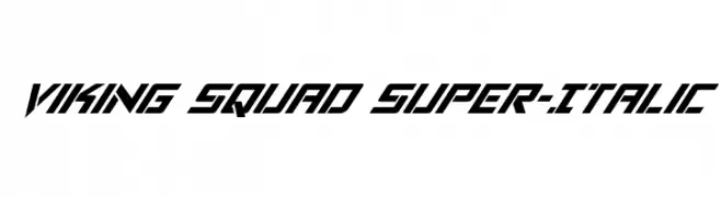 Viking Squad Super-Italic  Fuentes Gratis Descargar