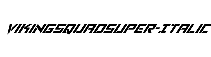 Viking Squad Super-Italic  免费字体下载