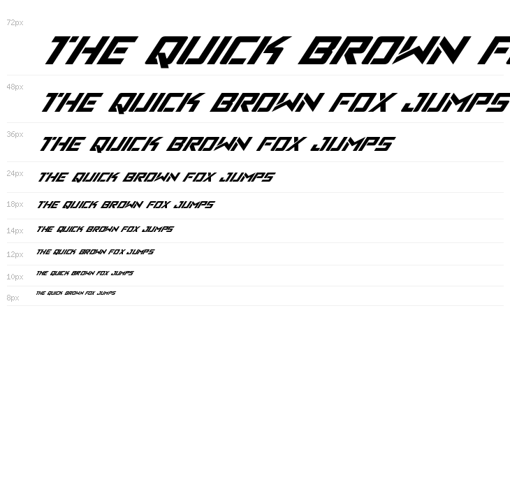 Viking Squad Super-Italic Waterfall