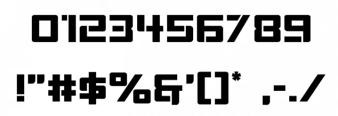 Viking Squad Font OTHER CHARS