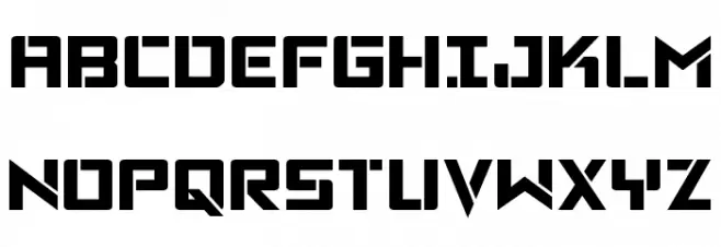 Viking Squad Schriftart Groß