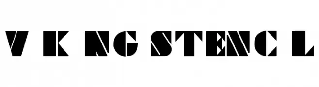 Viking Stencil  Free Fonts Download