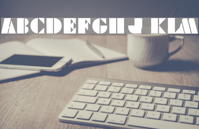 Viking Stencil Font examples