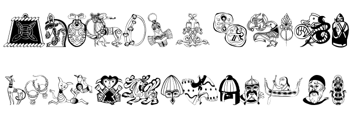 VikingDesigns Font LOWERCASE