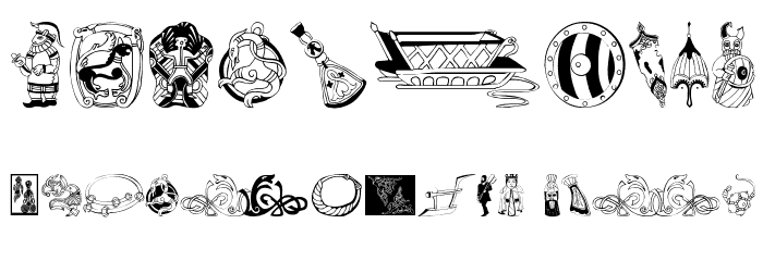 VikingsArt Font OTHER CHARS